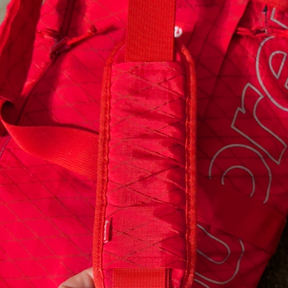Supreme Quilted Red Carryall - Picture 7 of 8